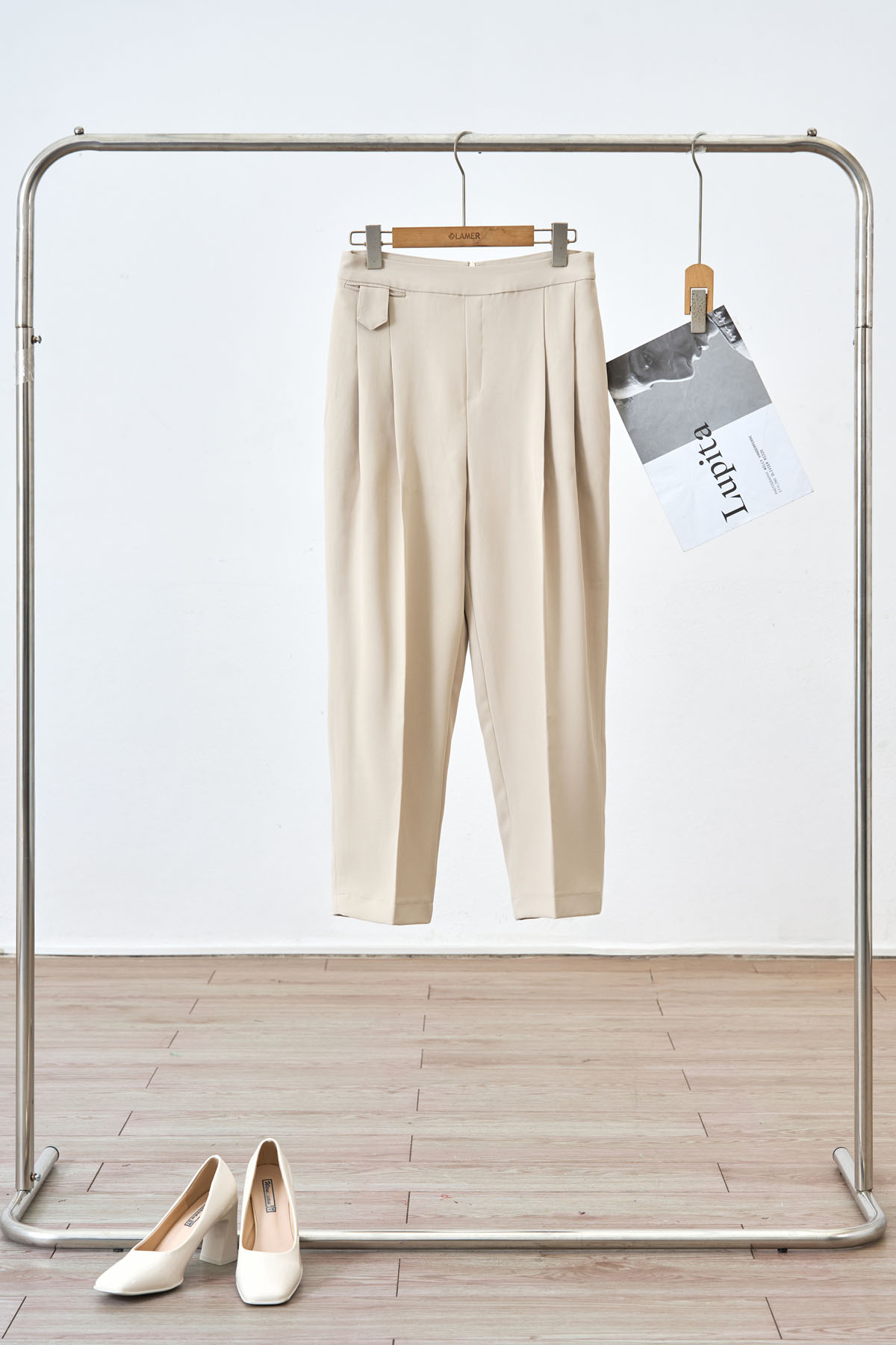 Quần baggy ly xếp - L64K25Q005 - Ảnh 14