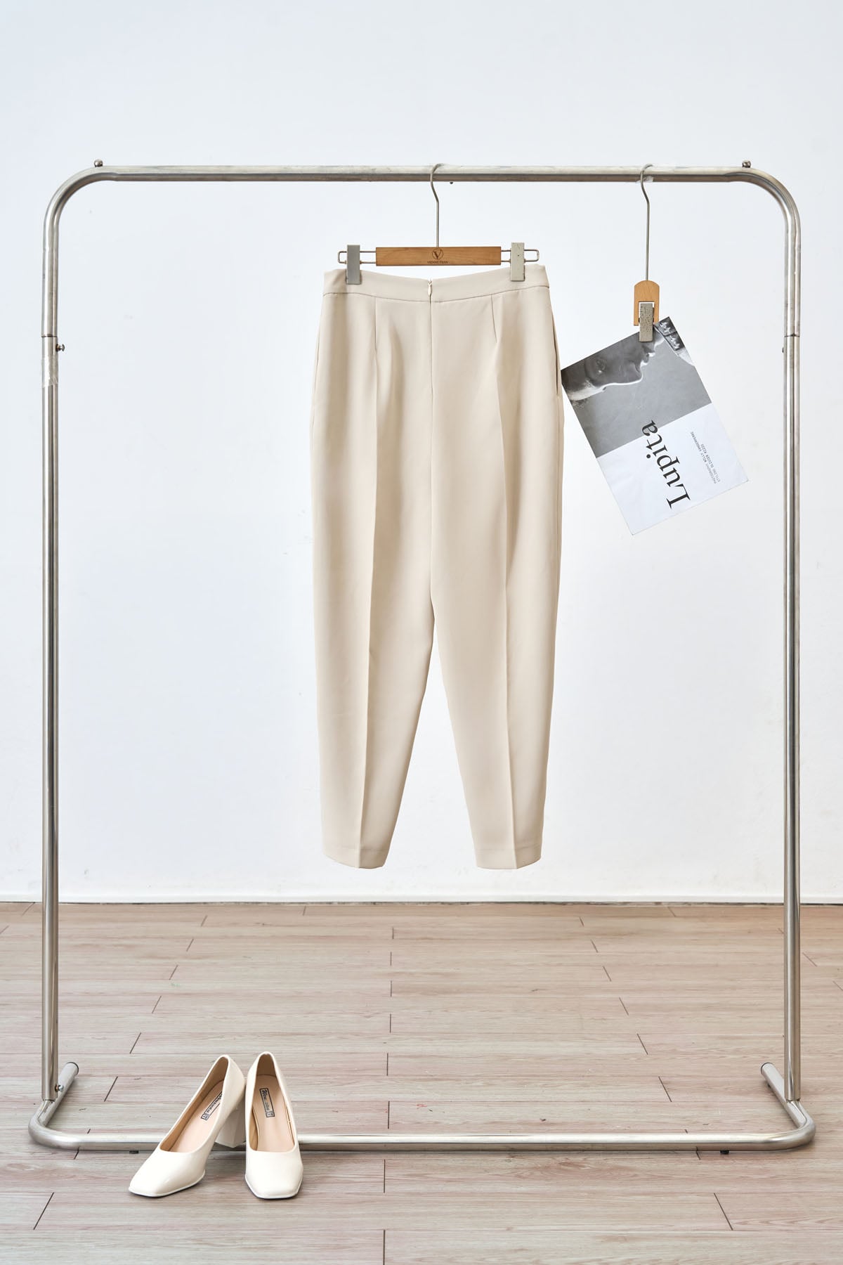 Quần baggy ly xếp - L64K25Q005 - Ảnh 11